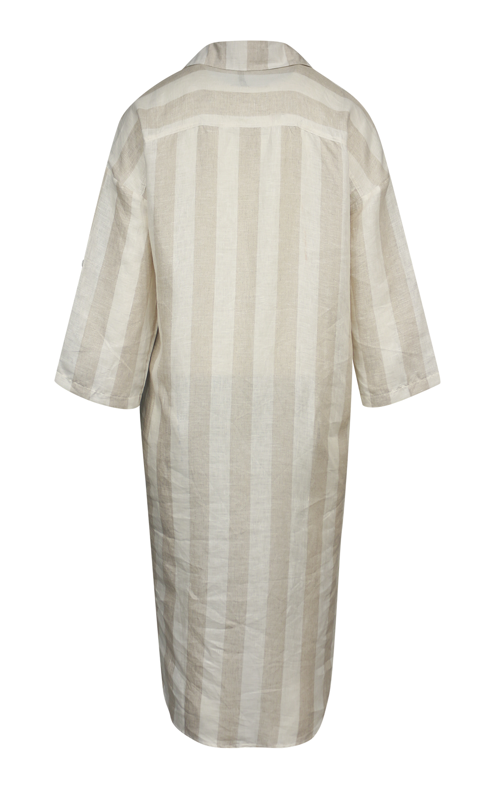 Striped Linen Shirt Dress – Zebrano | Designer Clothing NZ