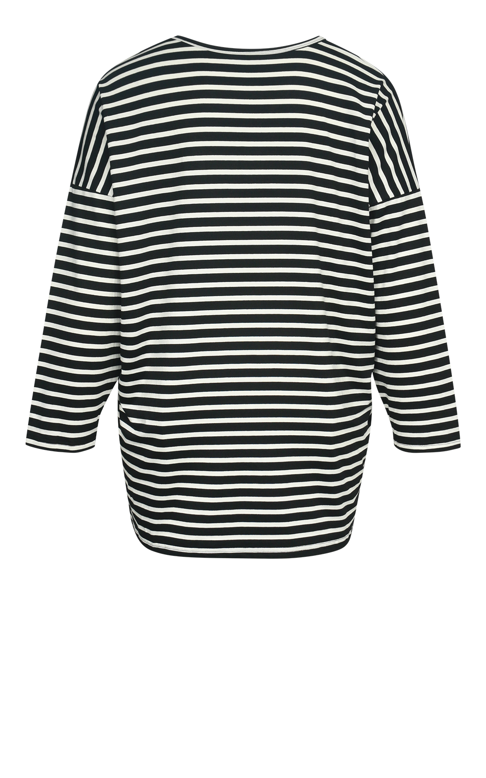 Striped Relaxed Top product photo.