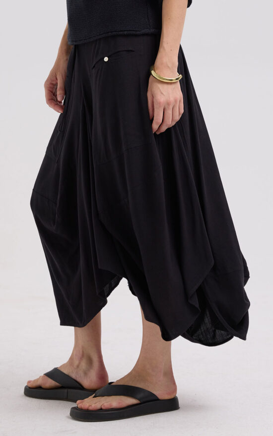 Drape Bottom Skirt product photo.