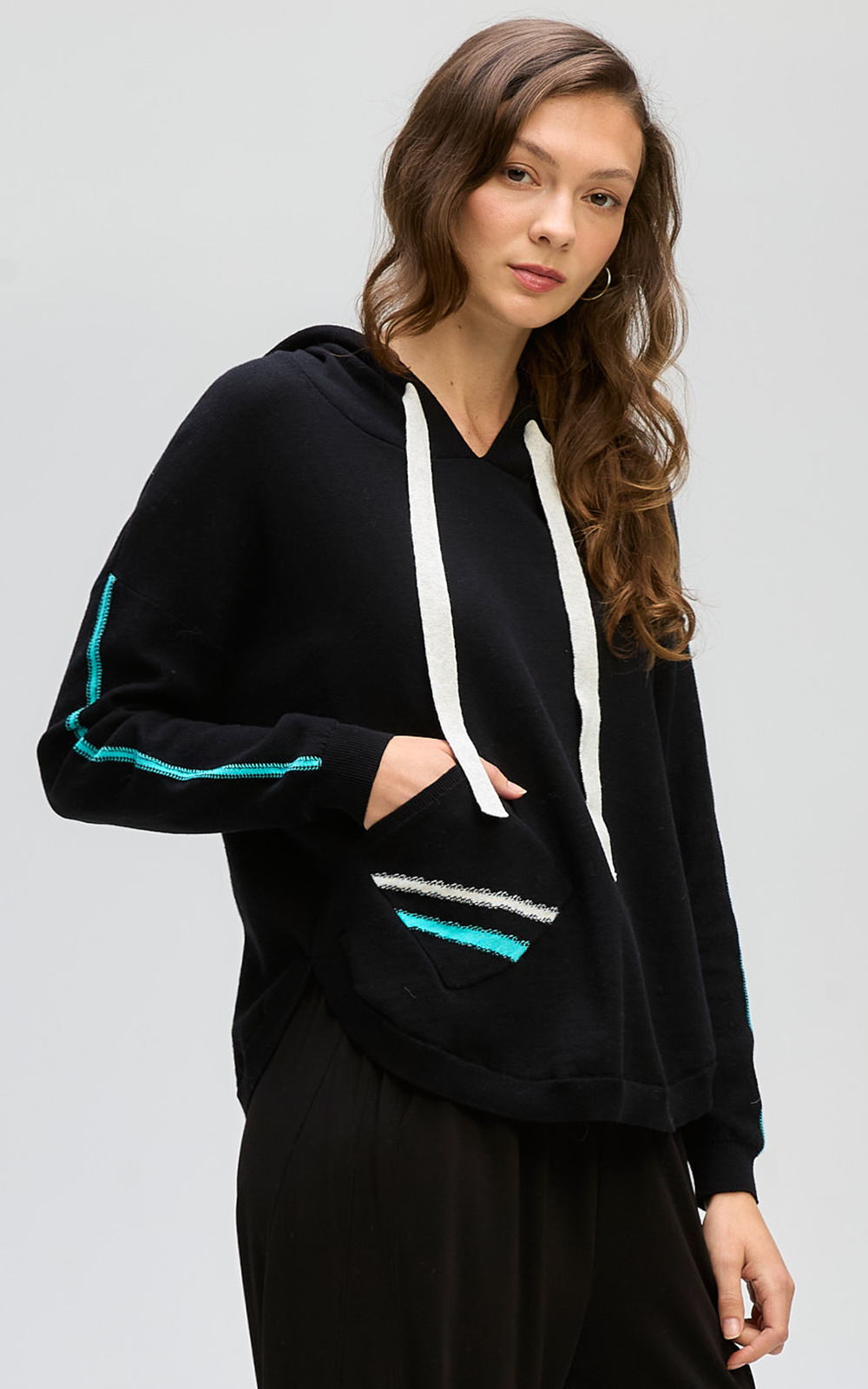 Hooded Jumper product photo.