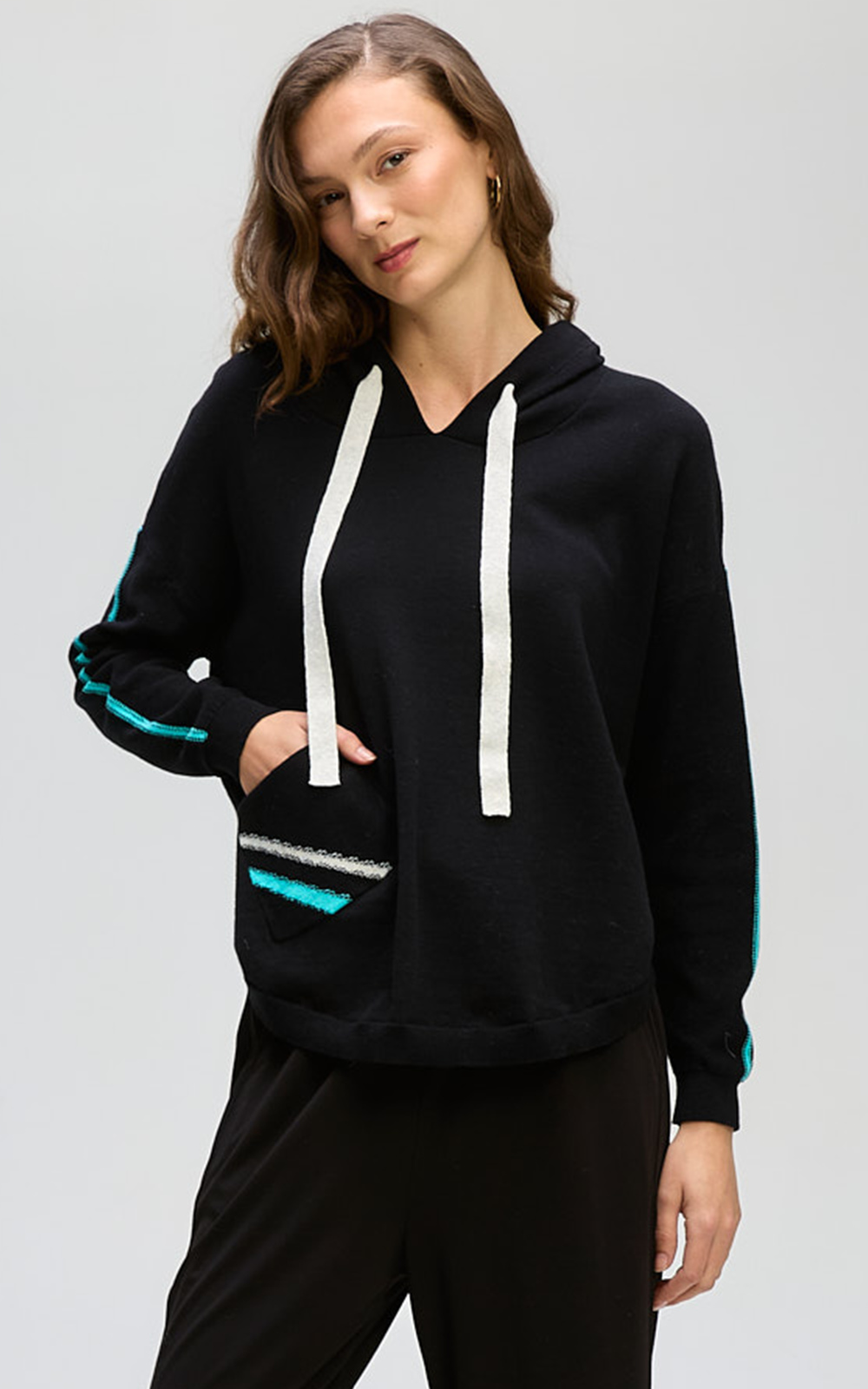 Hooded Jumper product photo.