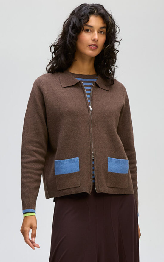 Zip Through Jacket product photo.