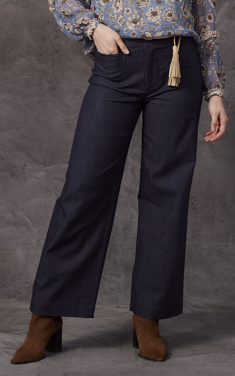 Ursula Pant in Indigo Denim Ursula Pant in Indigo Denim