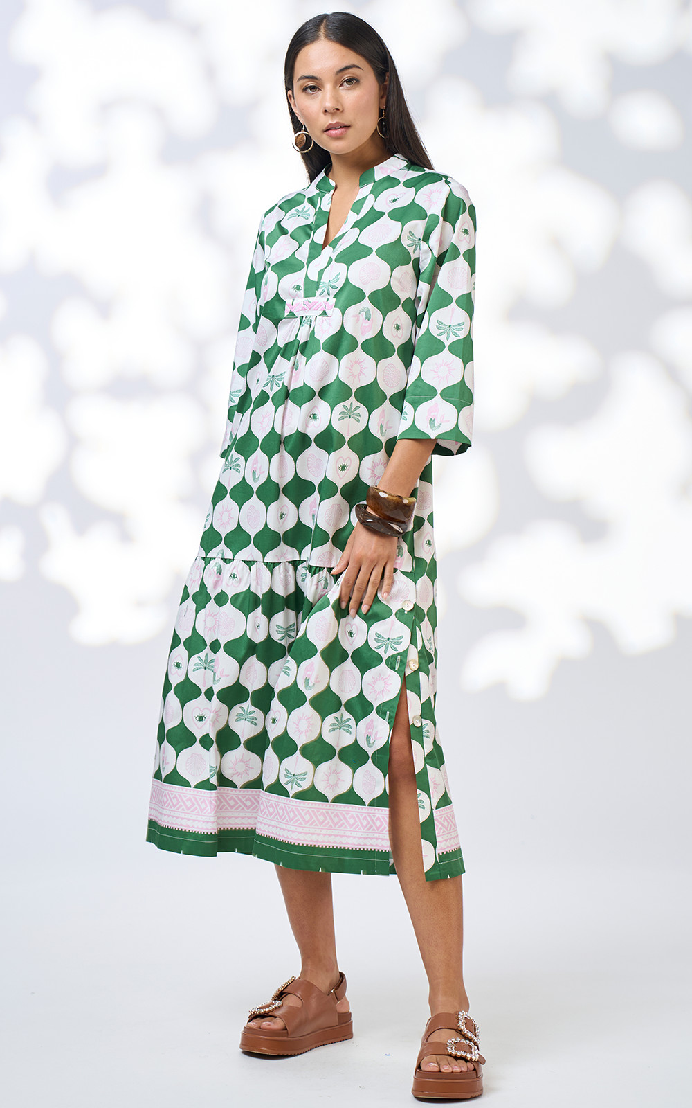 Kya Midi Dress – Zebrano | Designer Clothing NZ