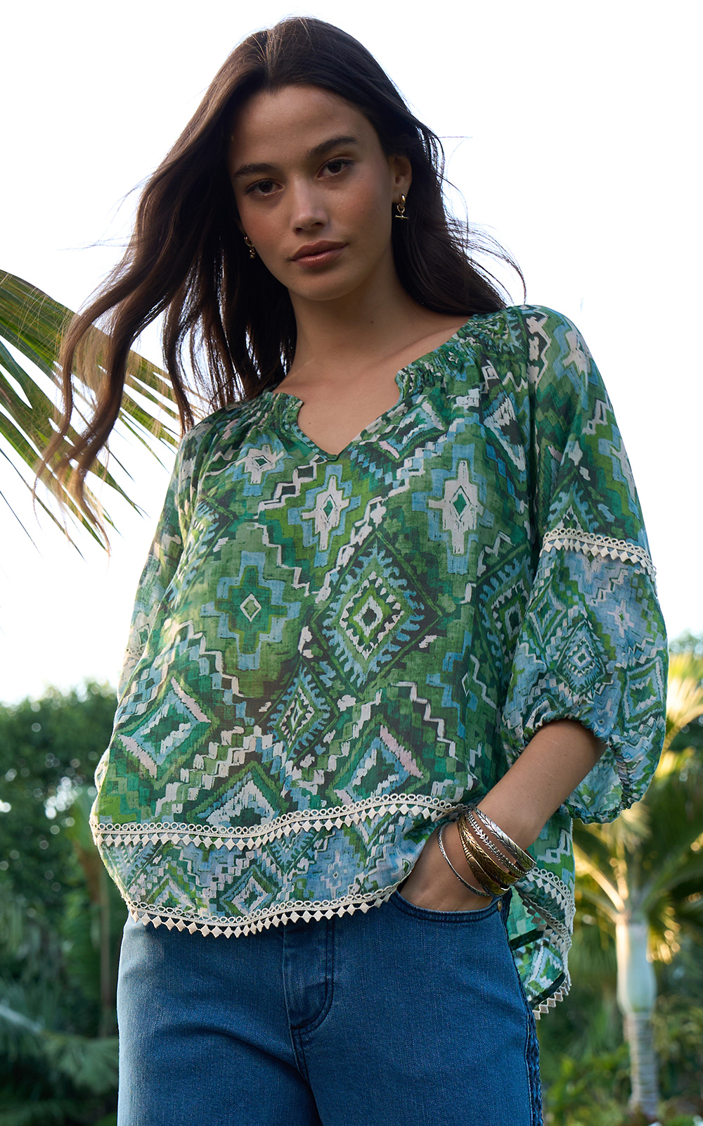 Sinhala Top product photo.