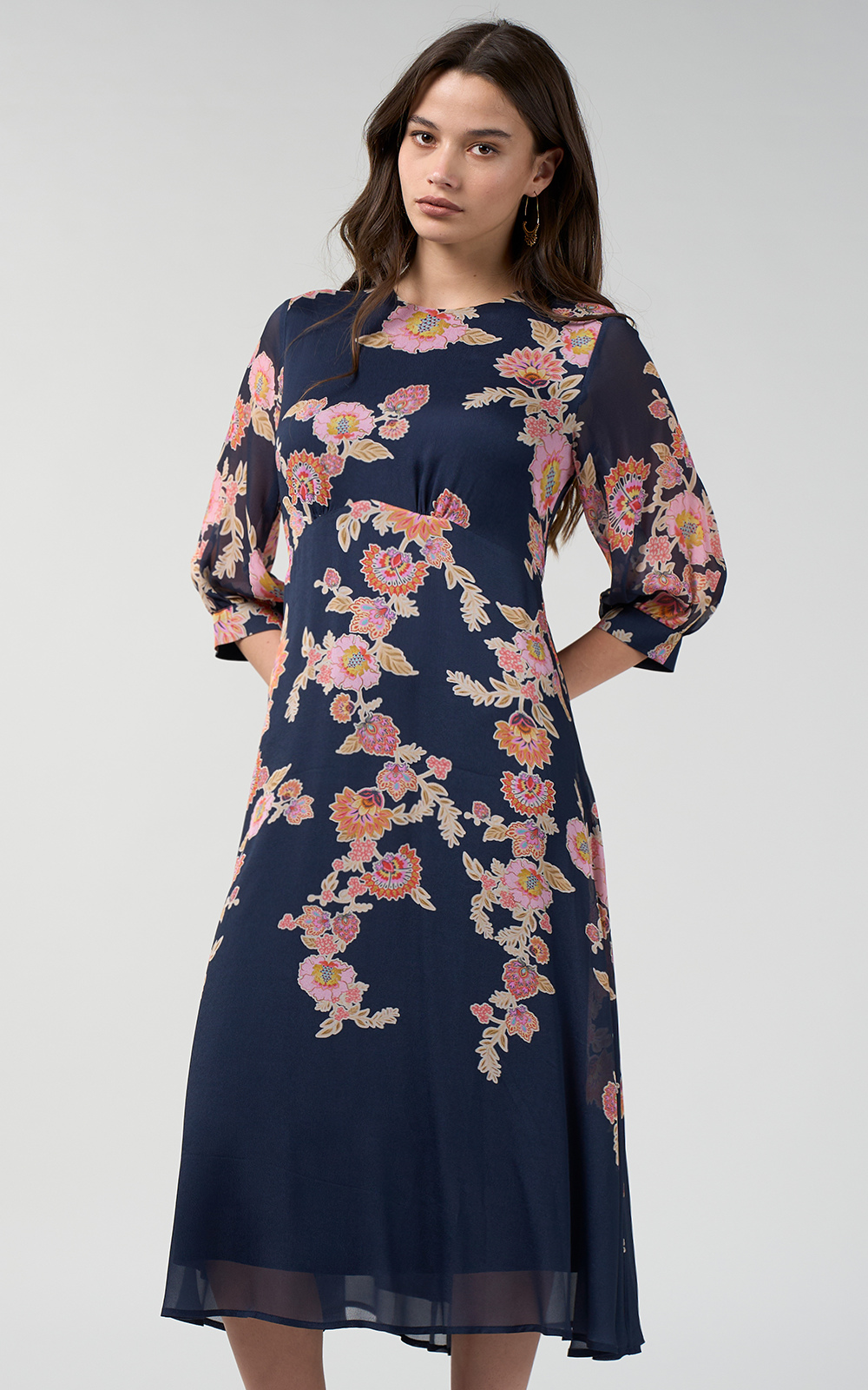 Mirissa Midi Dress product photo.