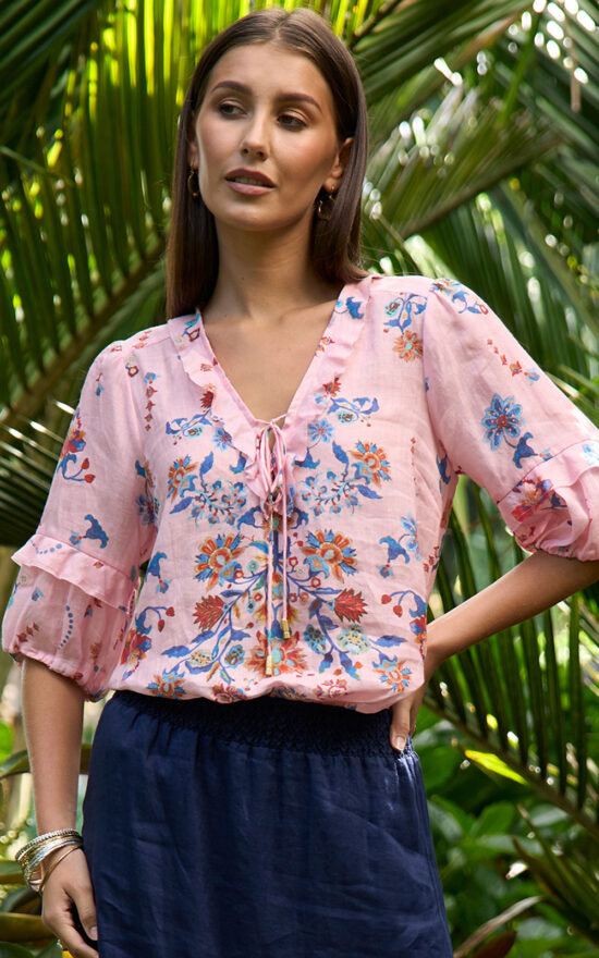 Nera Blouse product photo.
