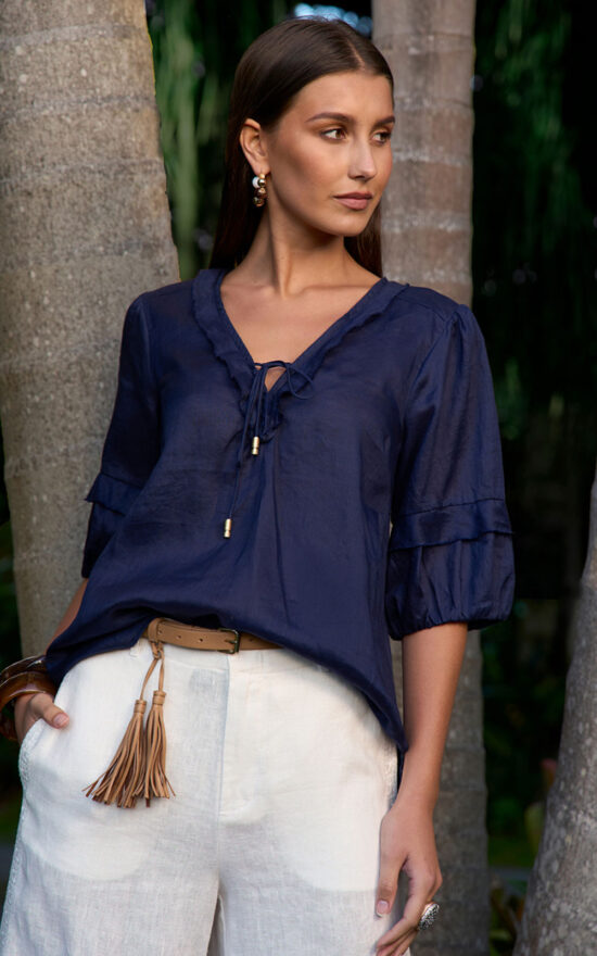 Waterlily Blouse product photo.