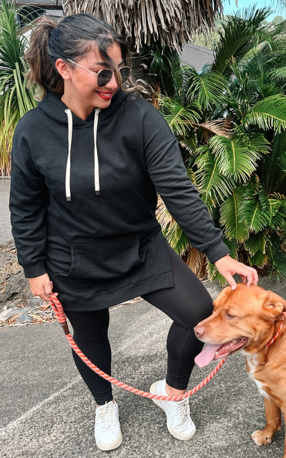 Cozy Up Longline Hoodie product photo.