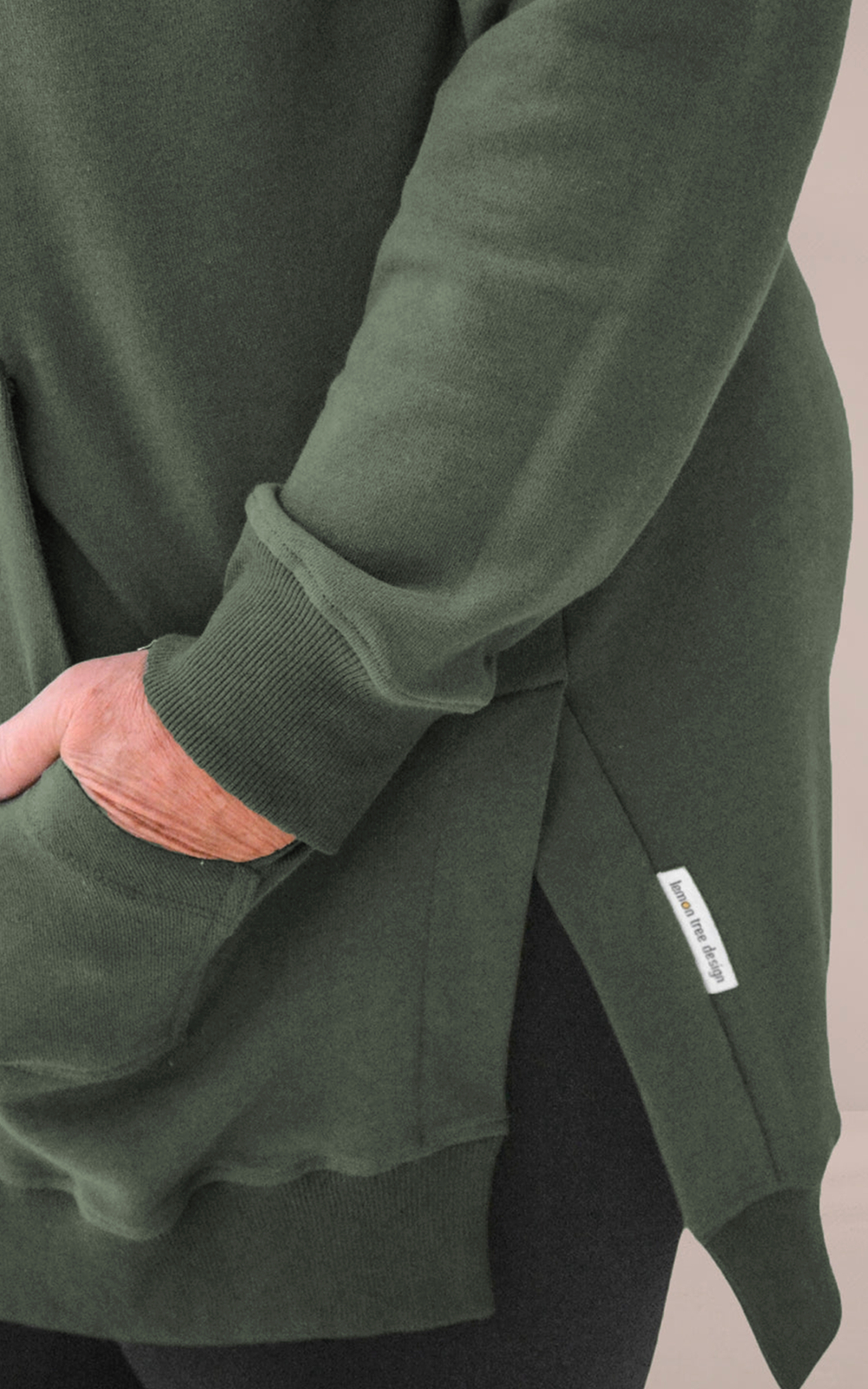 Cozy Up Longline Hoodie product photo.