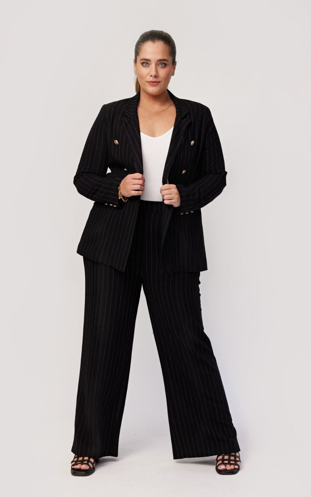 Designer pants hotsell with stripe