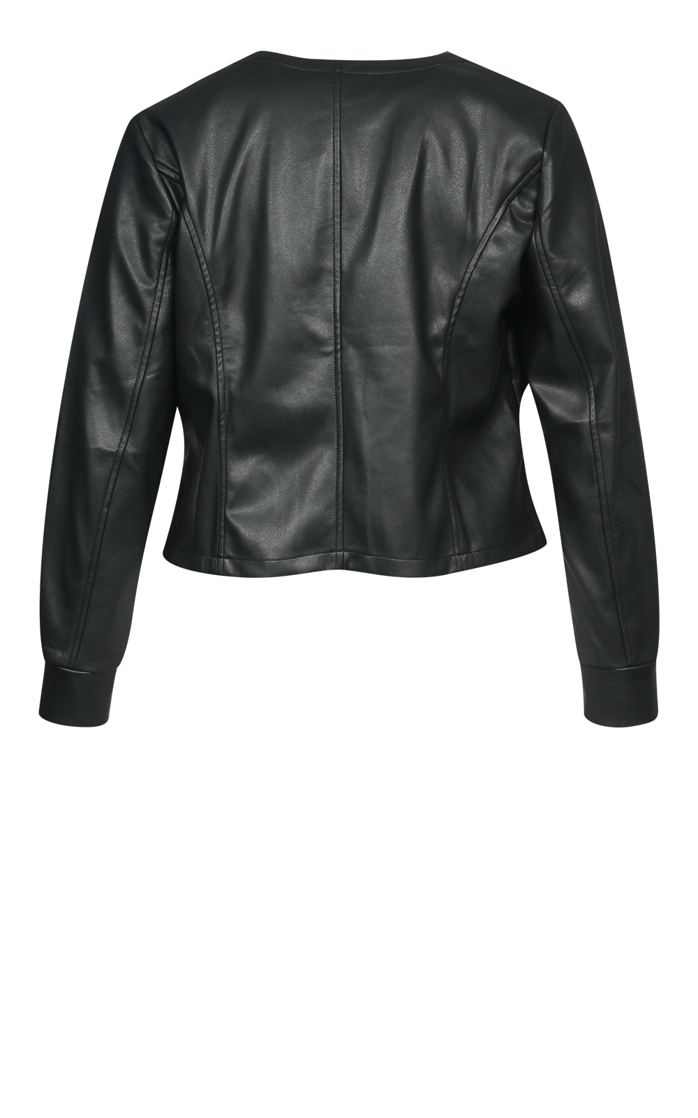 Mika Faux Leather Jacket product photo.