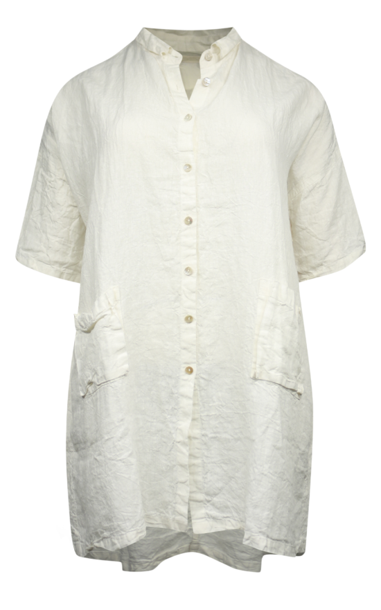 Lucia Shirt In Linen product photo.