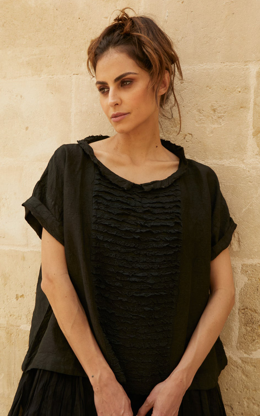 LUANNA TOP IN BLACK main image 1