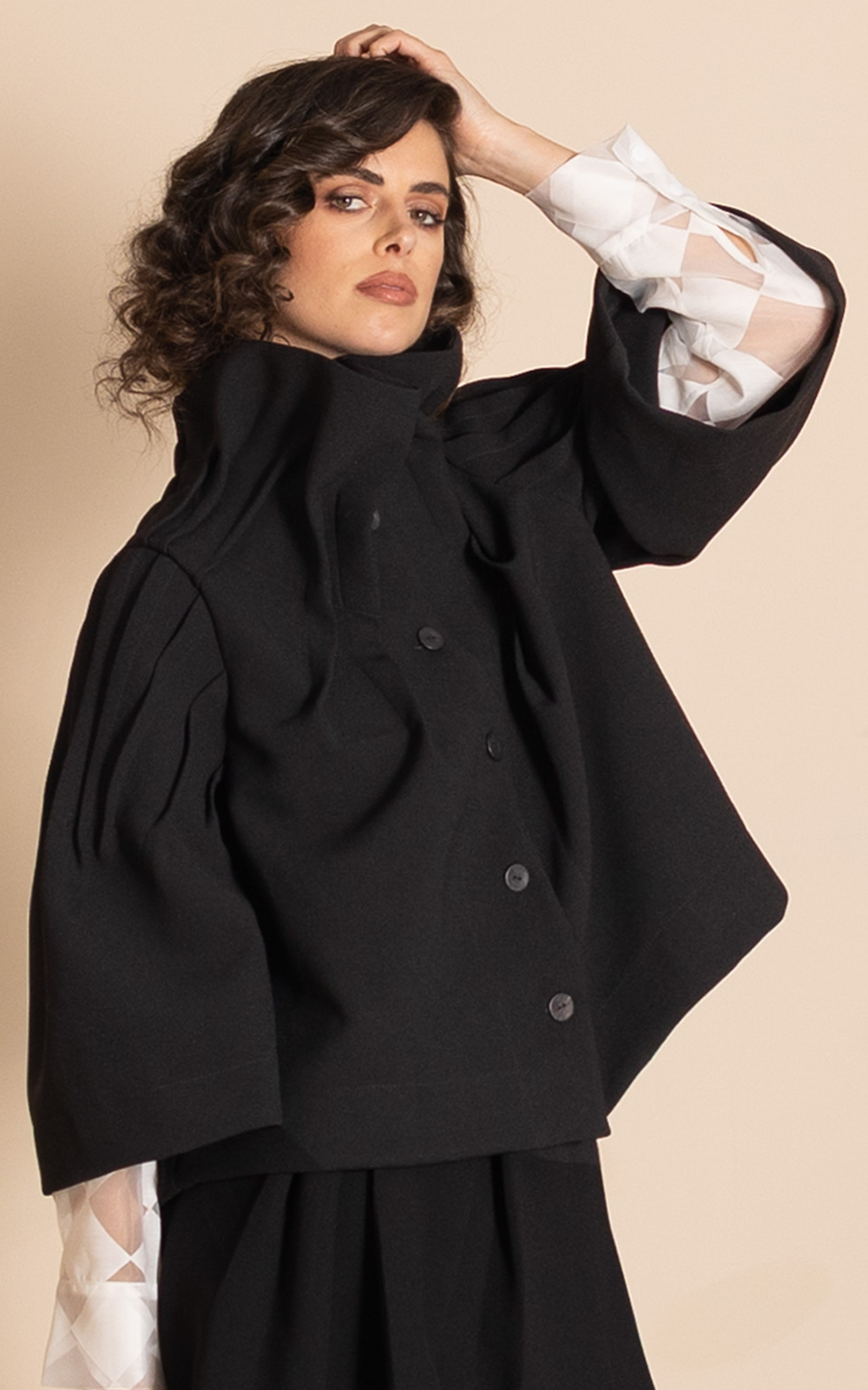 Dublin Tuck Jacket product photo.