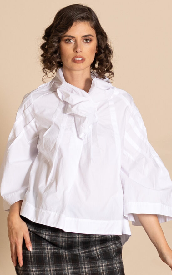 Suffragette Tuck Top product photo.