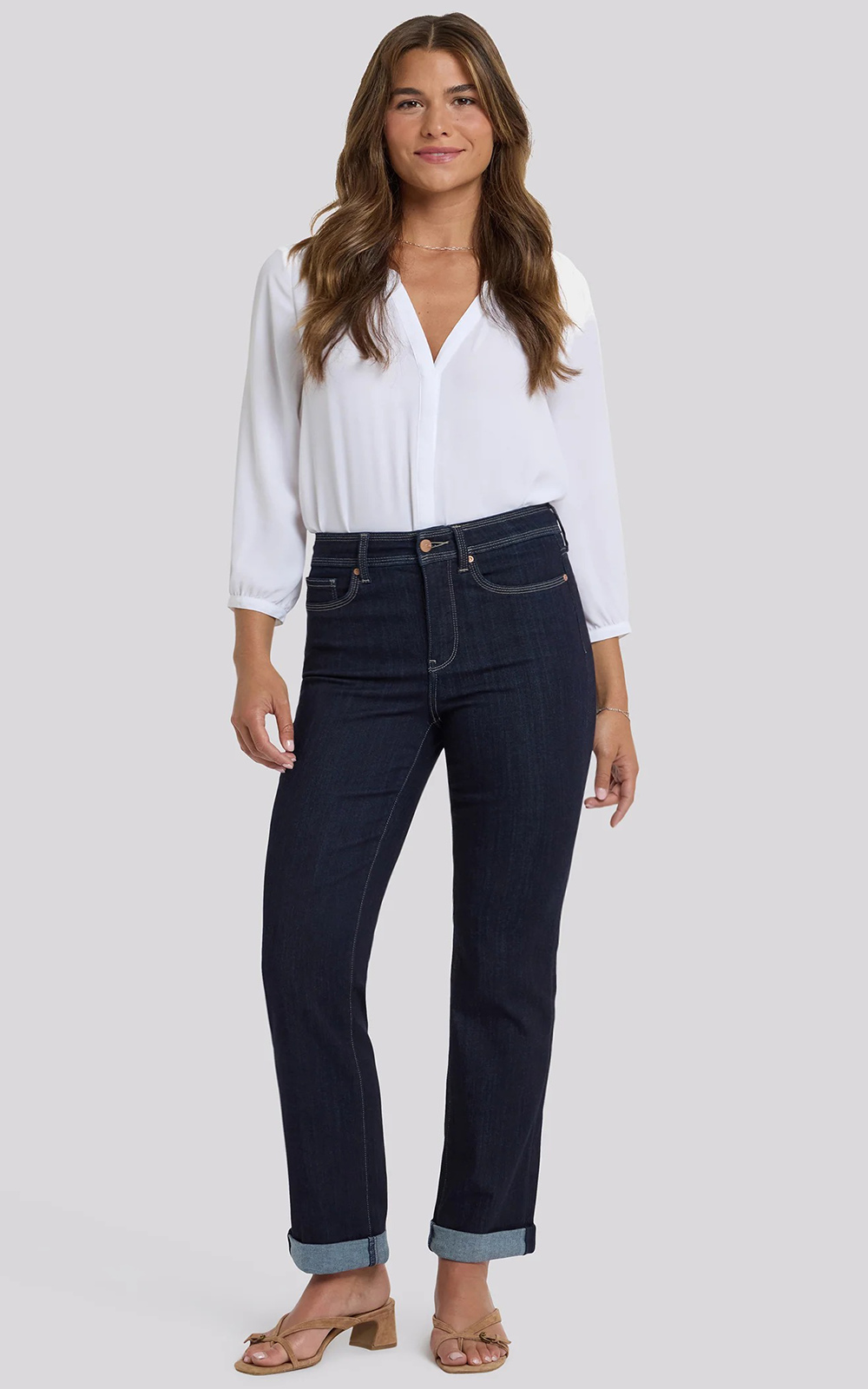 Missy Marilyn Straight Hi-rise Jean product photo.