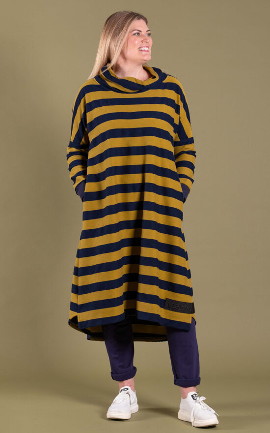 Cowl Neck Dress product photo.