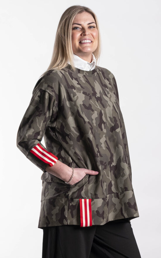 Back Drop Sweatshirt product photo.