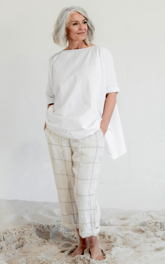 Morton Pants Linen product photo.