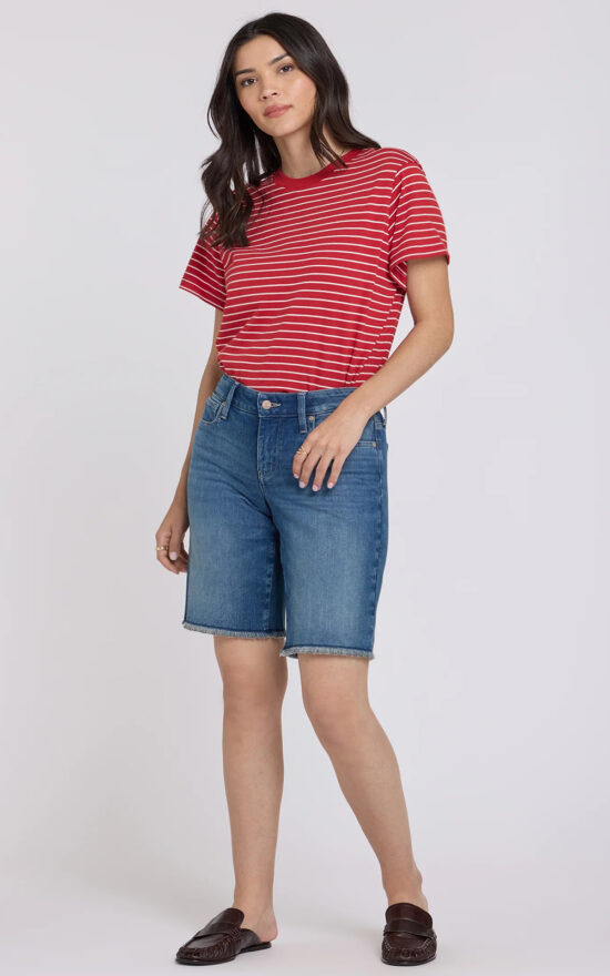 Missy Lilly Shorts Frayed Hem product photo.