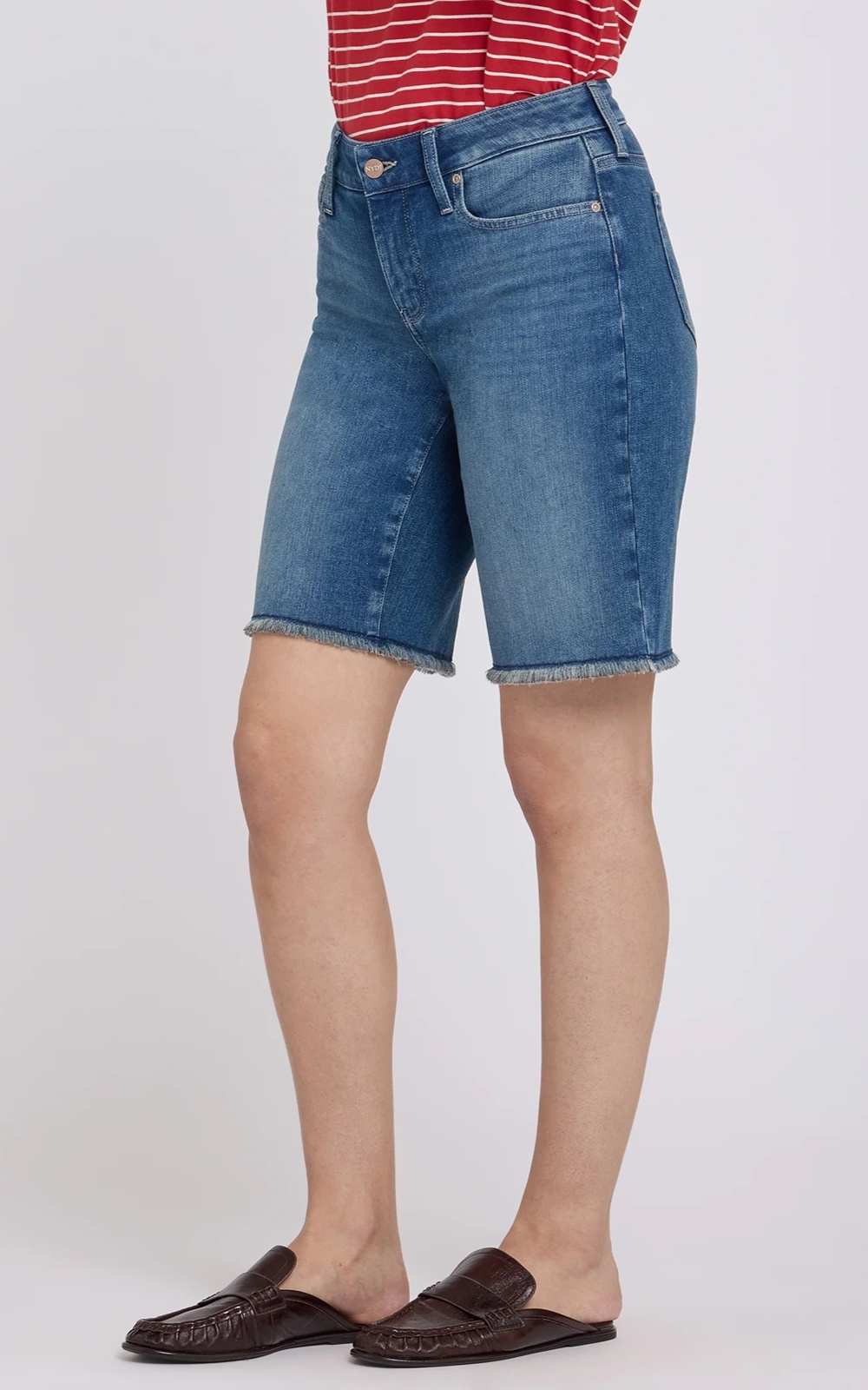Missy Lilly Shorts Frayed Hem product photo.