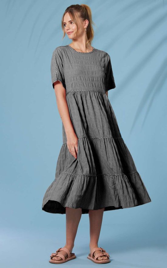 Checked Out Dress product photo.