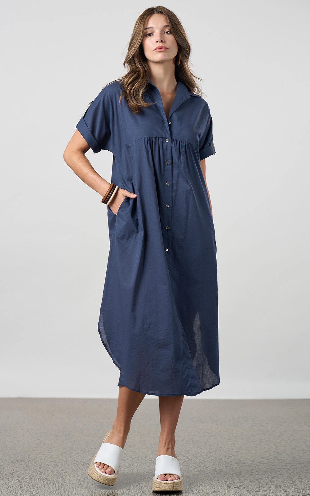 Breeze Shirt Dress – Zebrano | Designer Clothing NZ