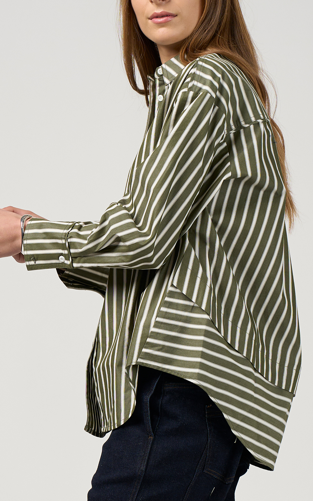 Direction Stripe Shirt product photo.