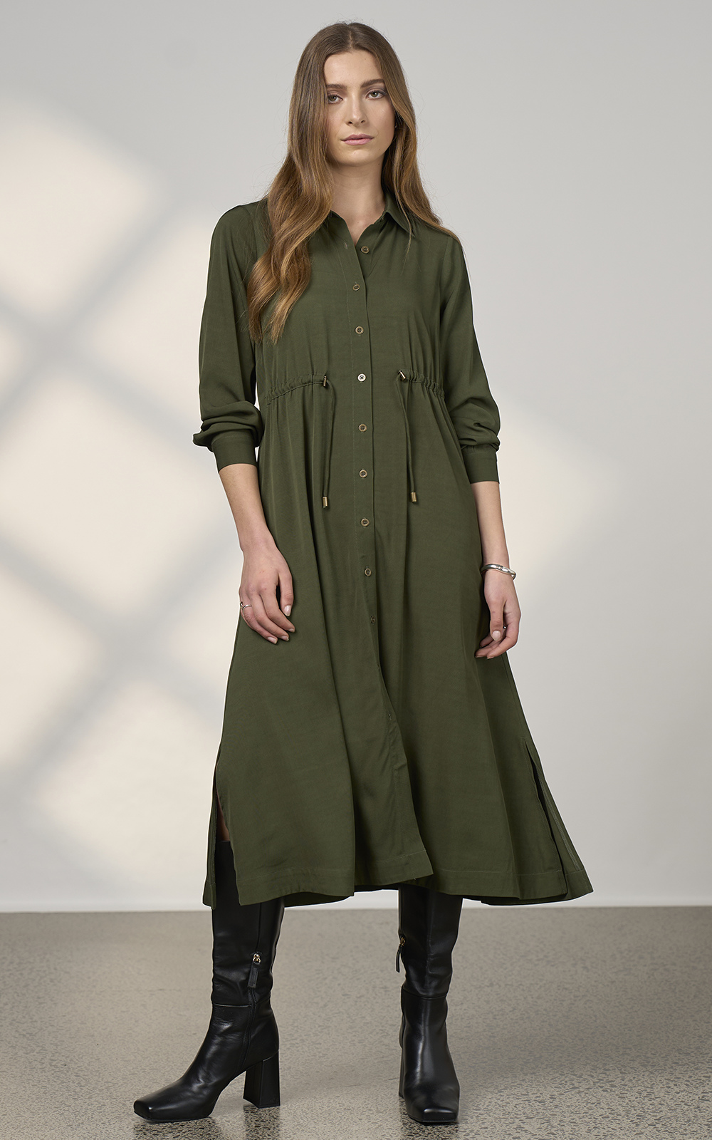 Sequence Shirt Dress – Zebrano | Designer Clothing NZ