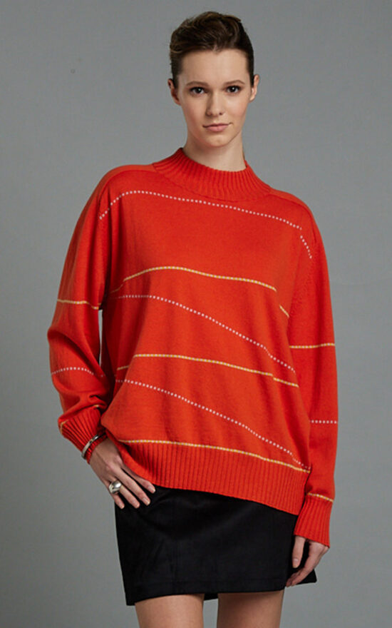 Jiggy Sweater product photo.