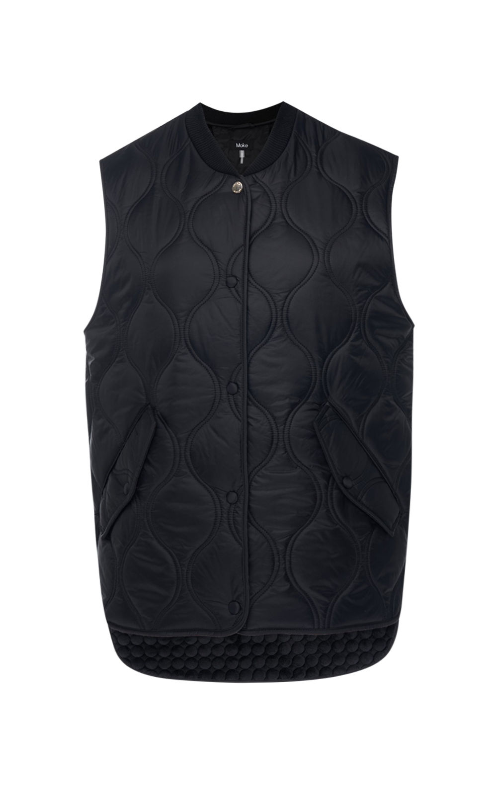 Neve Quilted Vest product photo.