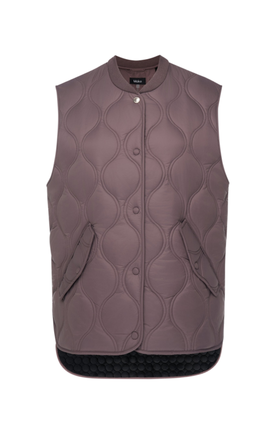 Neve Quilted Vest product photo.