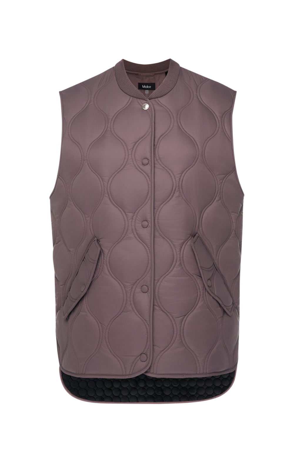 Neve Quilted Vest product photo.