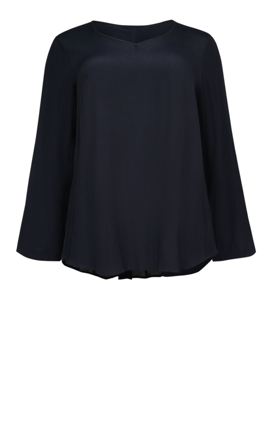 Silhouette V Neck Tee product photo.