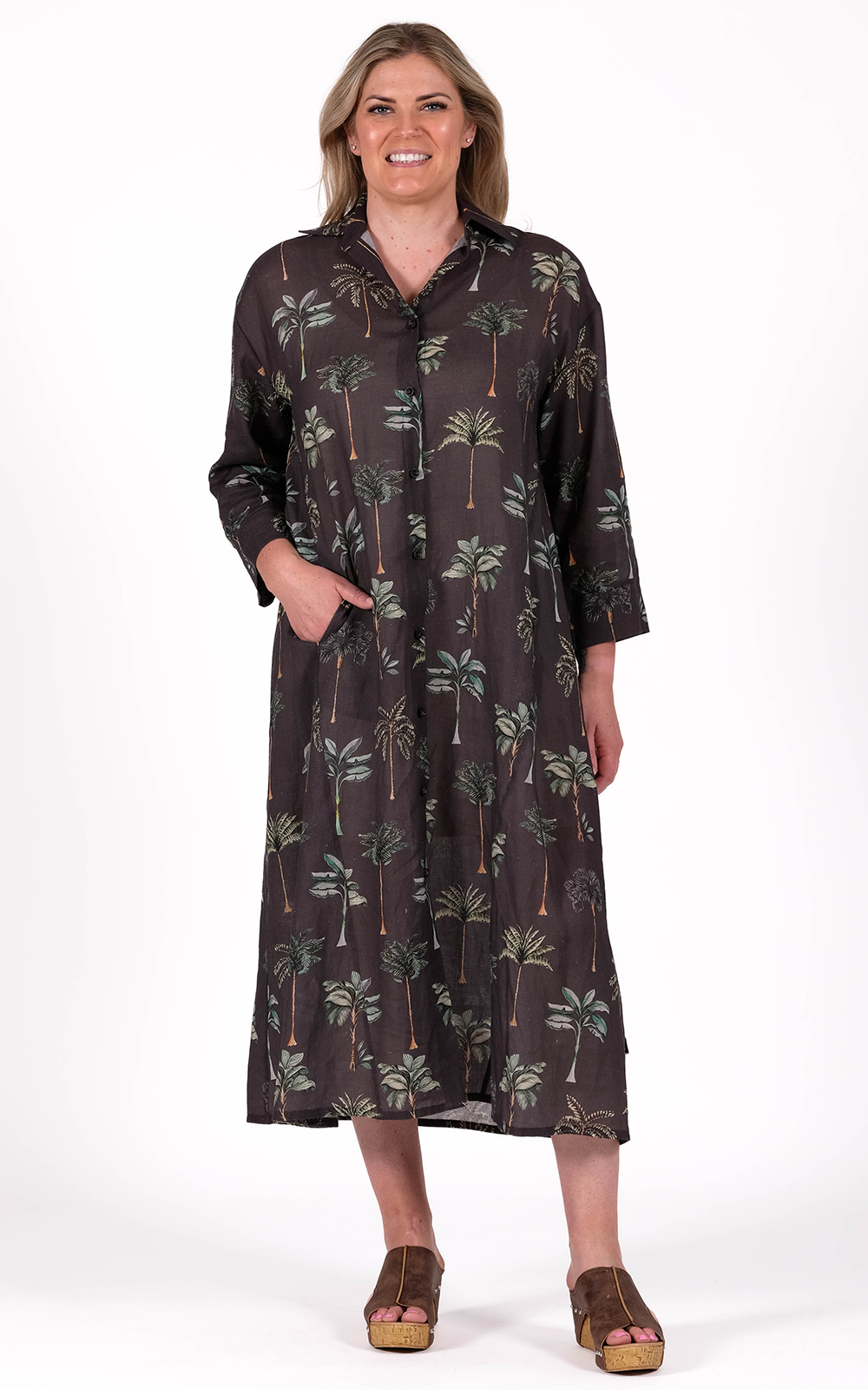 Trooper Shirt Dress product photo.