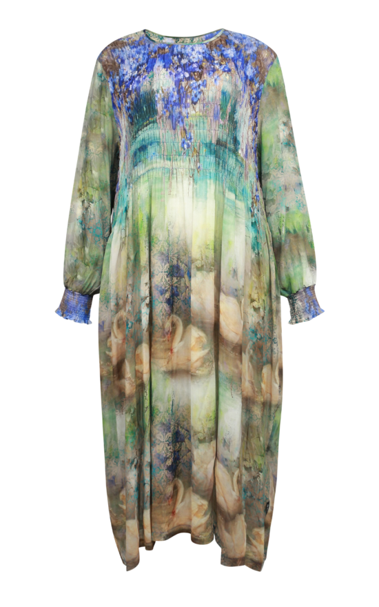 Astoria Dress Swan product photo.