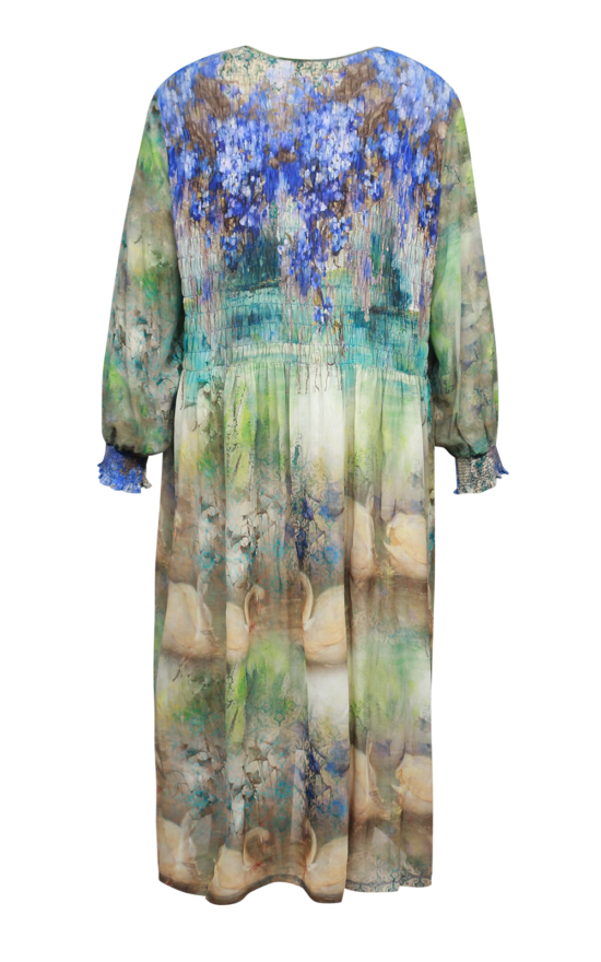 Astoria Dress Swan product photo.