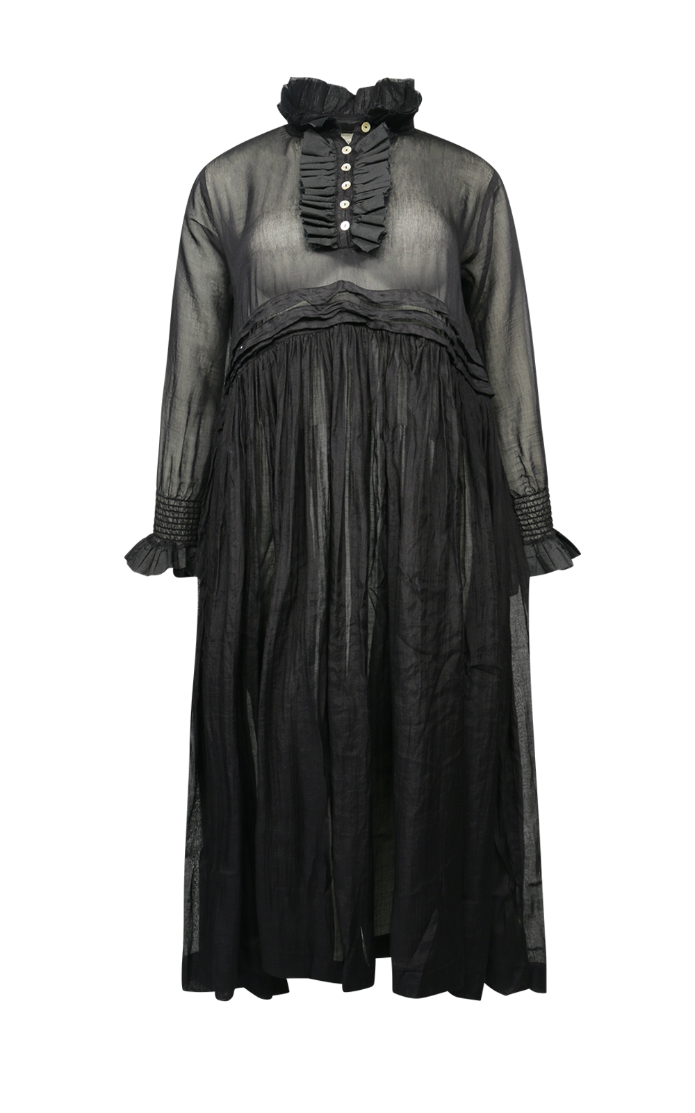 Odile Dress Silk Cotton product photo.