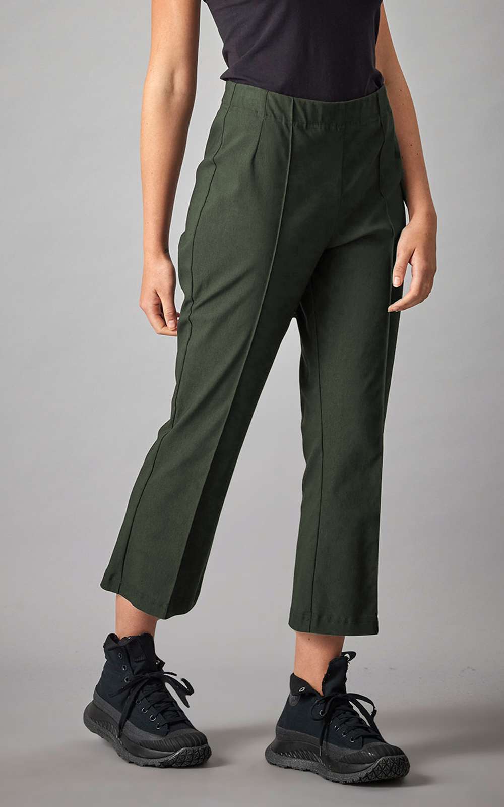 Pintuck Qtr Flare Pant – Zebrano Designer Clothing NZ