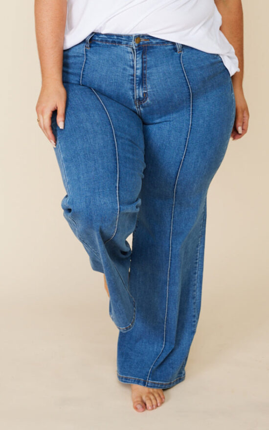 Wide Leg Jean product photo.