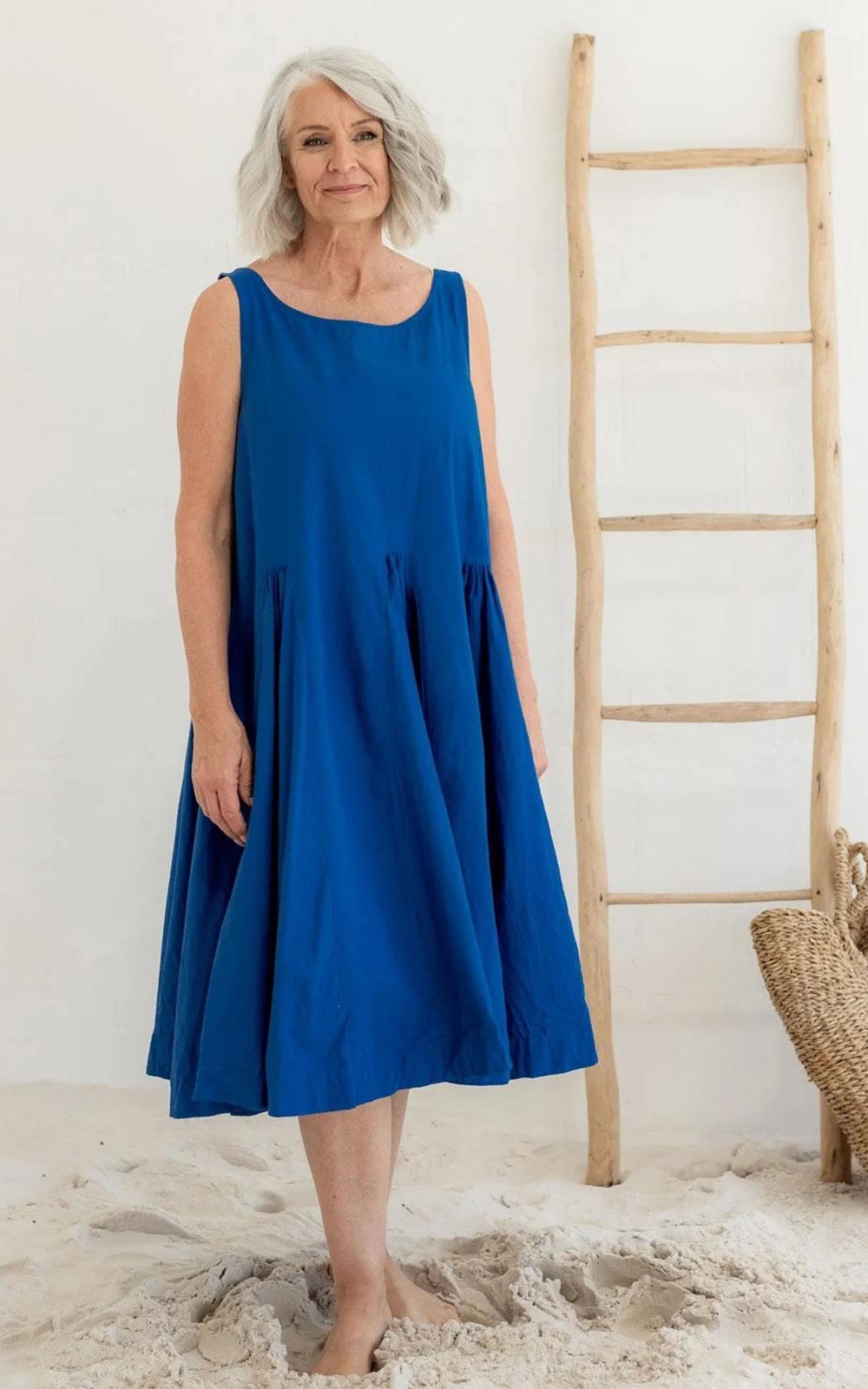 Portland Dress Cotton Poplin product photo.