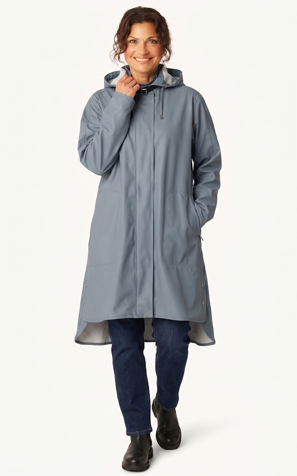 Detachable Hooded Coat product photo.