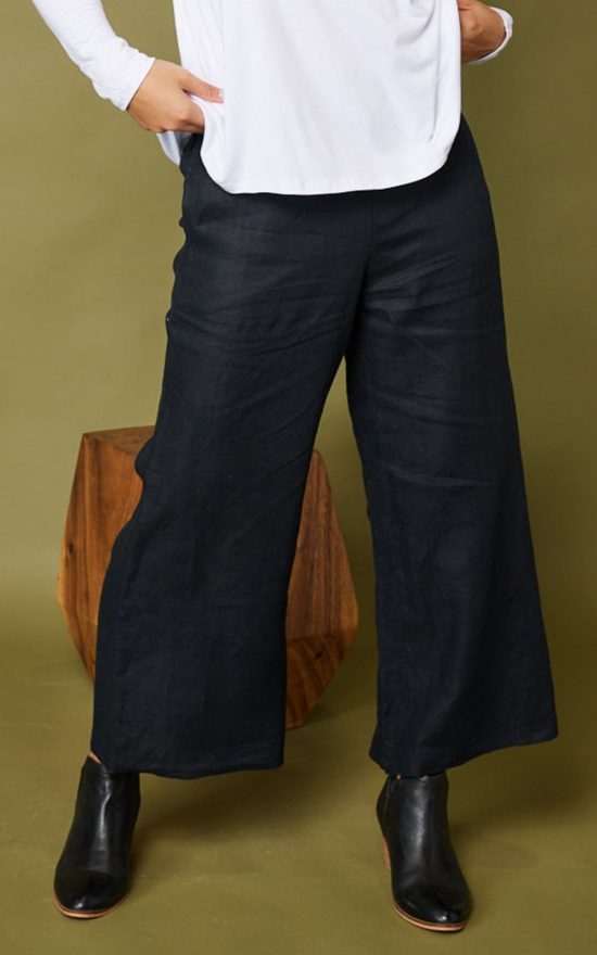 Camille Wide Leg Pant product photo.