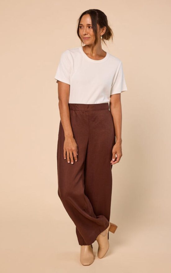 Camille Wide Leg Pant  product photo.
