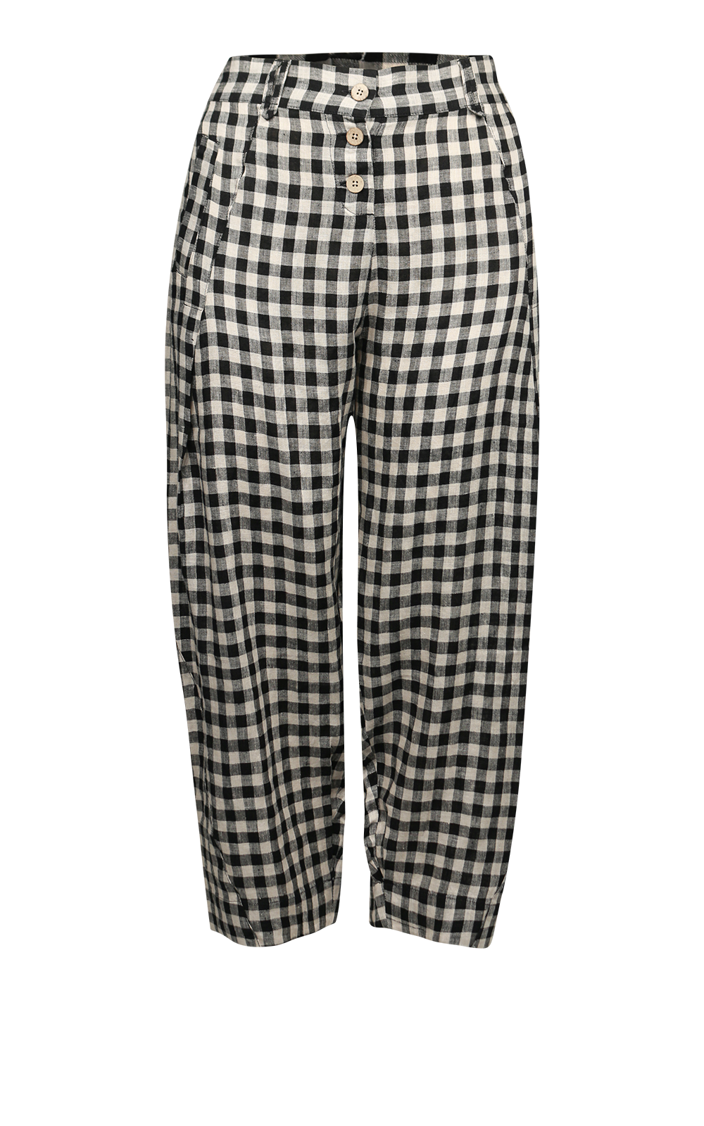 NEON SIGN plaid mw plover tiered pants-