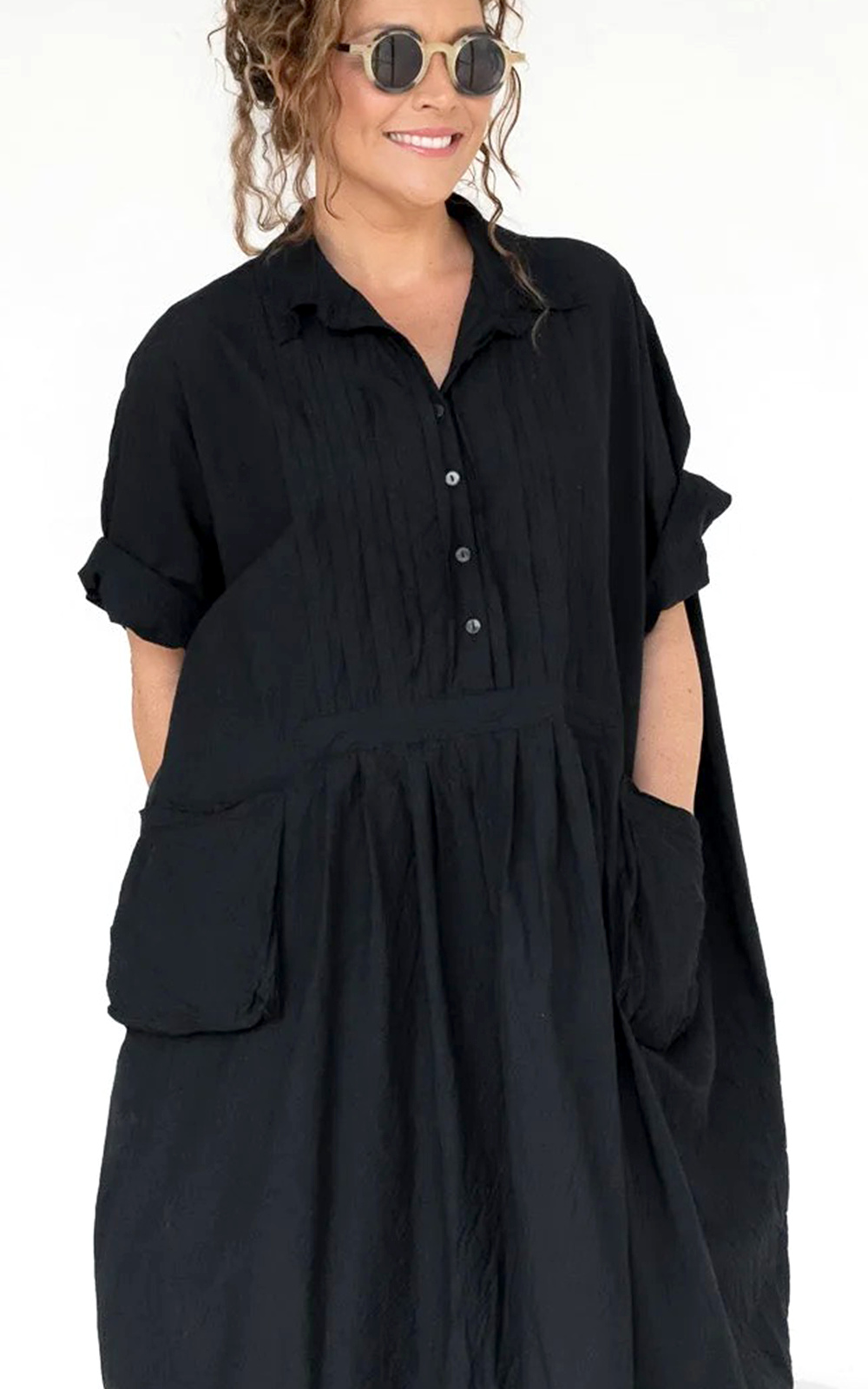 Romy Dress SS Paper Cotton product photo.