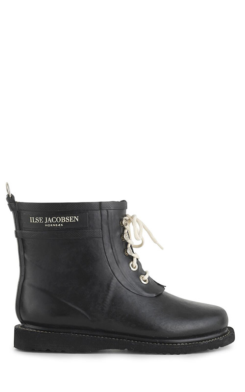 Lace Up Rubber Boots W Lining Zebrano Designer Clothing NZ