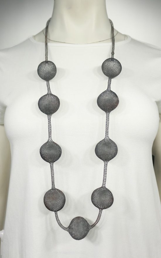Droplets Statement Necklace product photo.