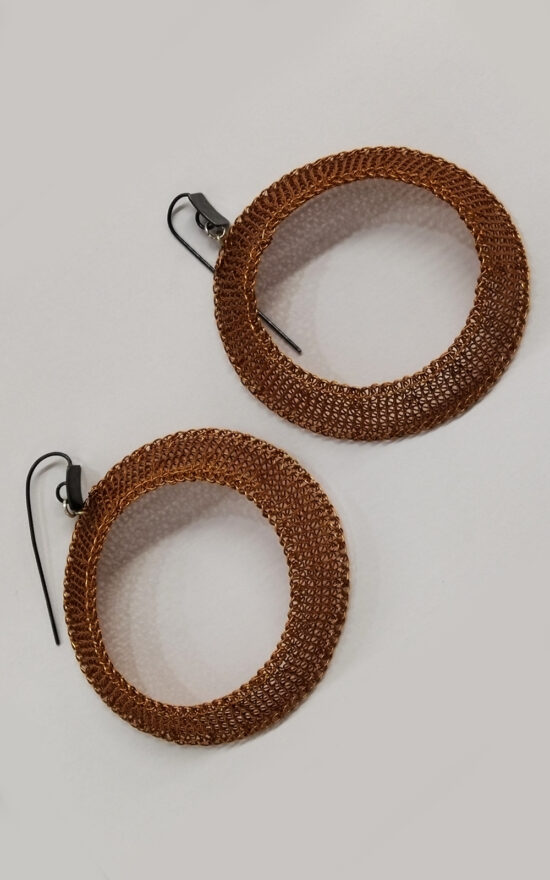 Round Loop Earring product photo.